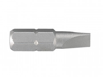 Вставка (бита) торцевая 1/4&quot, Slotted, 5х0.8 мм, L = 25 мм KING TONY 102505S1