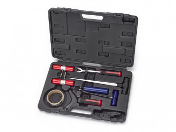 Набор для демонтажа вклеенных стекол, кейс, 9 предметов МАСТАК 107-03009C