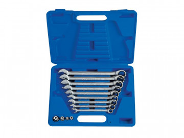 Набор комбинированных трещоточных ключей, 13 предметов KING TONY 13113MR