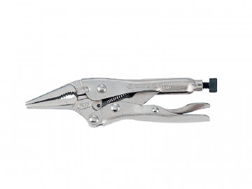 Зажим с фиксатором 165 мм, тонконосый KING TONY 6315-06