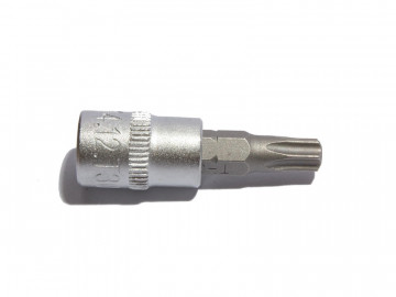 Короткая торцевая вставка с битой 1/4 T30 Станкоимпорт CS-14.12.T30