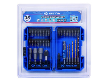 KING TONY Набор для шуруповерта, 35 предметов 1035MR