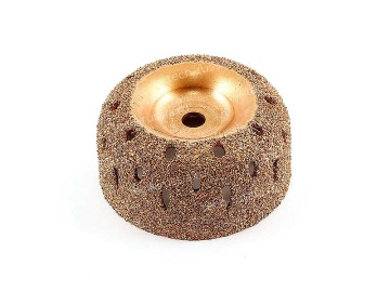 Шероховальная среднезернистая контурная полусфера (диаметр 75 мм, ширина 40 мм, зерно 36) S2020 TECH