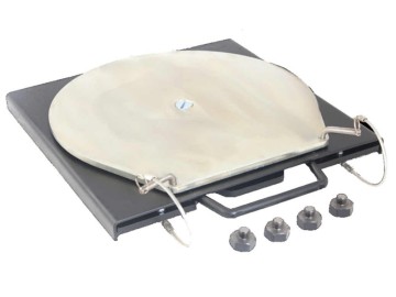 Круги поворотные механические, 2 шт. SIVER 20-2531-1-S