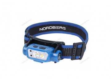Фонарь светодиодный налобный, аккумуляторный, 3,7 В NORDBERG 1953