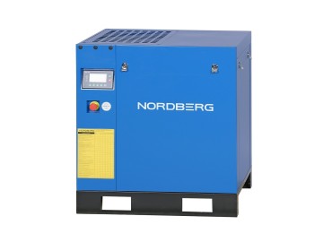 Компрессор винтовой, 7,5 кВт, 10 бар, 900 л/мин, без ресивера NORDBERG NCC10